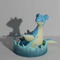 Lapras pokemon 3D print model
