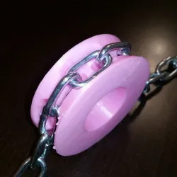 Link chain sprocket generator for OpenSCAD
