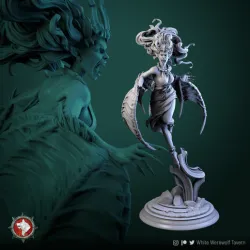 Mad Gallarta 75mm and 32mm pre-supported + dnd 5e stats block