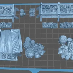 Marketplace assets, Medieval/Fantasy, Vegetables
