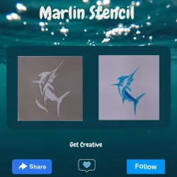 Marlin Stencil