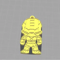 Master Chief Keychain ( porte clé master chief)