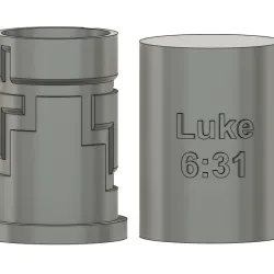 Maze Cylinder - Container With Bible Verse