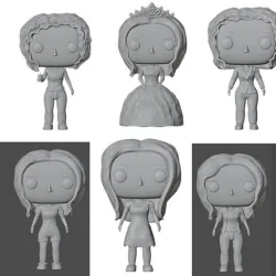 Mega Pack - Big Head Model 10 Female STL FILES