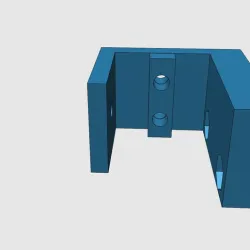 mini kossel 2020 extrusion end stop mount