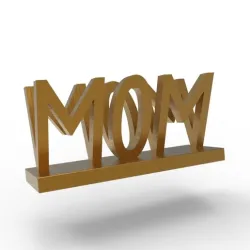 MOM 3D Text