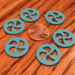 Ninja Disc - penny size Ballista Launcher Ammo
