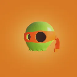 Ninja Turtle Skull