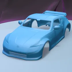 NISSAN 370Z NISMO 2009 (1/24) printable car body