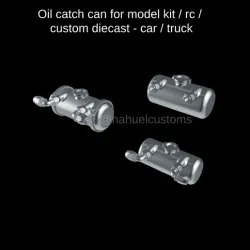 Oil catch can for model kit / rc / custom diecast - car / truck
