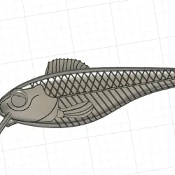 One piece jerkbait fishing lure