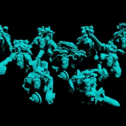 Orc Ladz With Wild Hair and Explosives