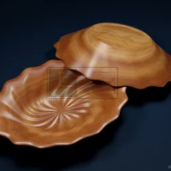 Oval Spiral Bowl - CNC Files for Wood (STL)