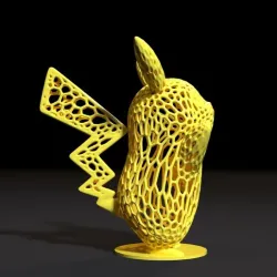 Pikachu voronoi