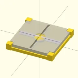 Pill cutting base