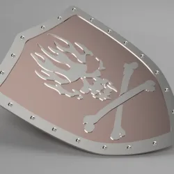 Pirate Skull Shield
