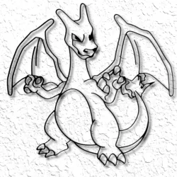 pokemon charizard wall art pokemon wall decor