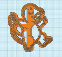 Pokemon: Charmander Cookie Cutter