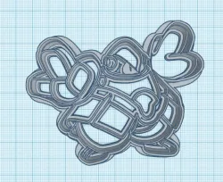 Pokemon: Iron Hands Cookie Cutter