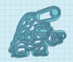 Pokemon: Mega Blastiose Cookie Cutter