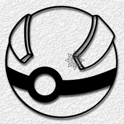 Pokemon poke ball wall art poke ball wall decor