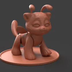 Poppy playtime Cat-Bee fan made 3d print model