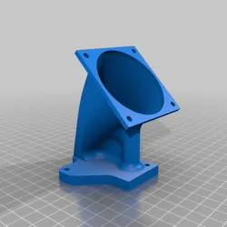PRUSA MK2S noctua fun holder for bed cooling