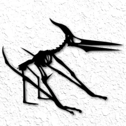 pteranodon fossil wall art pteradactyl wall decor dinosaur
