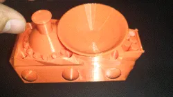radar tank with universal wheel