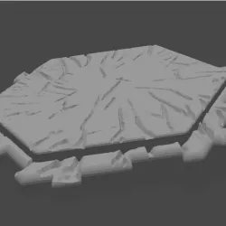 Ramp Hex Tile for Heroscape