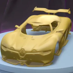 RENAULT ALPINE 2012  (1/24) printable car body