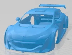 Renault Megane Trophy II Printable Body Car