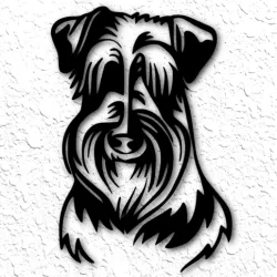 Schnauzer Wall Art Scotty Dog Wall Decor Terrier