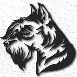 Schnauzer Wall Art Scotty Dog Wall Decor Terrier