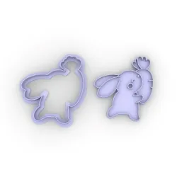 set with 30+ easter cutters - COOKIE CUTTER