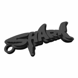 Shark keychain