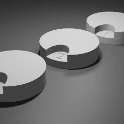 Simple Tabletop Dial Counters (Sample)