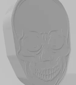 skull light box led