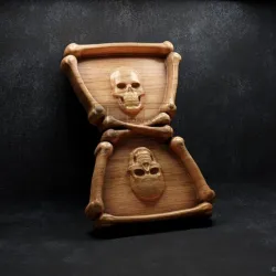 Skull Tray - CNC Files for Wood