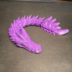 Slinky Fidget Dragon Print in Place
