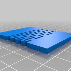 Slotter - a lattice hinge module for OpenSCAD