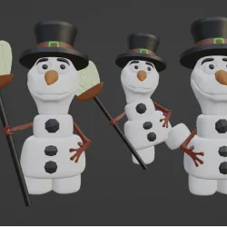 Snowman inspired by frozen OLAF