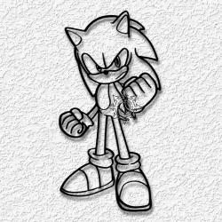 Sonic the Hedgehog Wall Art Sonic Wall Decor