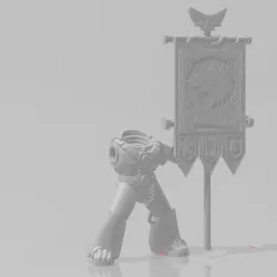 Space Wolves Legion VI Banner