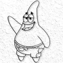 Spongebob Square Pants Patrick Star Wall Art