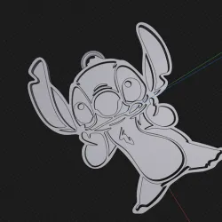 Stitch keychain