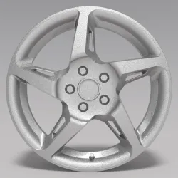 STL WHEEL FERRARI ROCKET 4 AND 5 HOLES
