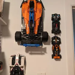 Technic Wall mounts - F1 McLaren, Bugatti and Formula E Porsche99x
