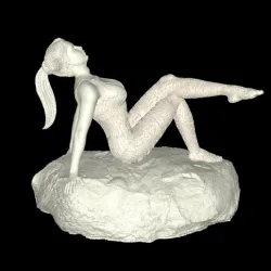 The Girl on the Stone