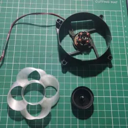 Toroidal cooling fan 80mm propeler
